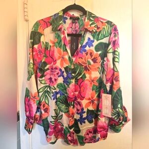 Haver London Floral Women's Top - Multicolor SIZE Small